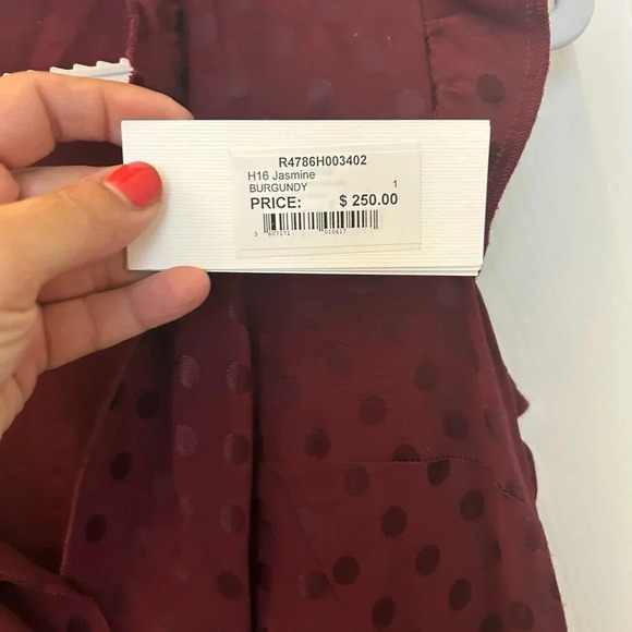 ! NWT Sandro Jasmine Polka Dot Print Mini Dress - Picture 7 of 8